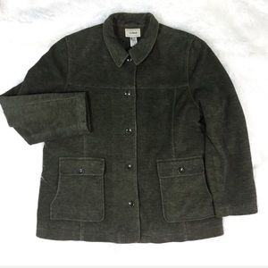 L.L. Bean Wool Blend Forest Green Coat Xl